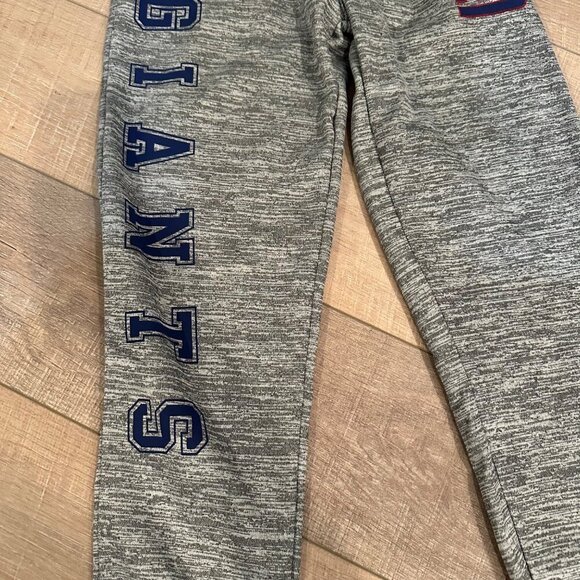 NFL Team Apparel Kids Giants Grey Jogger Sweatpants Size 10-12 - Picture 2 of 10
